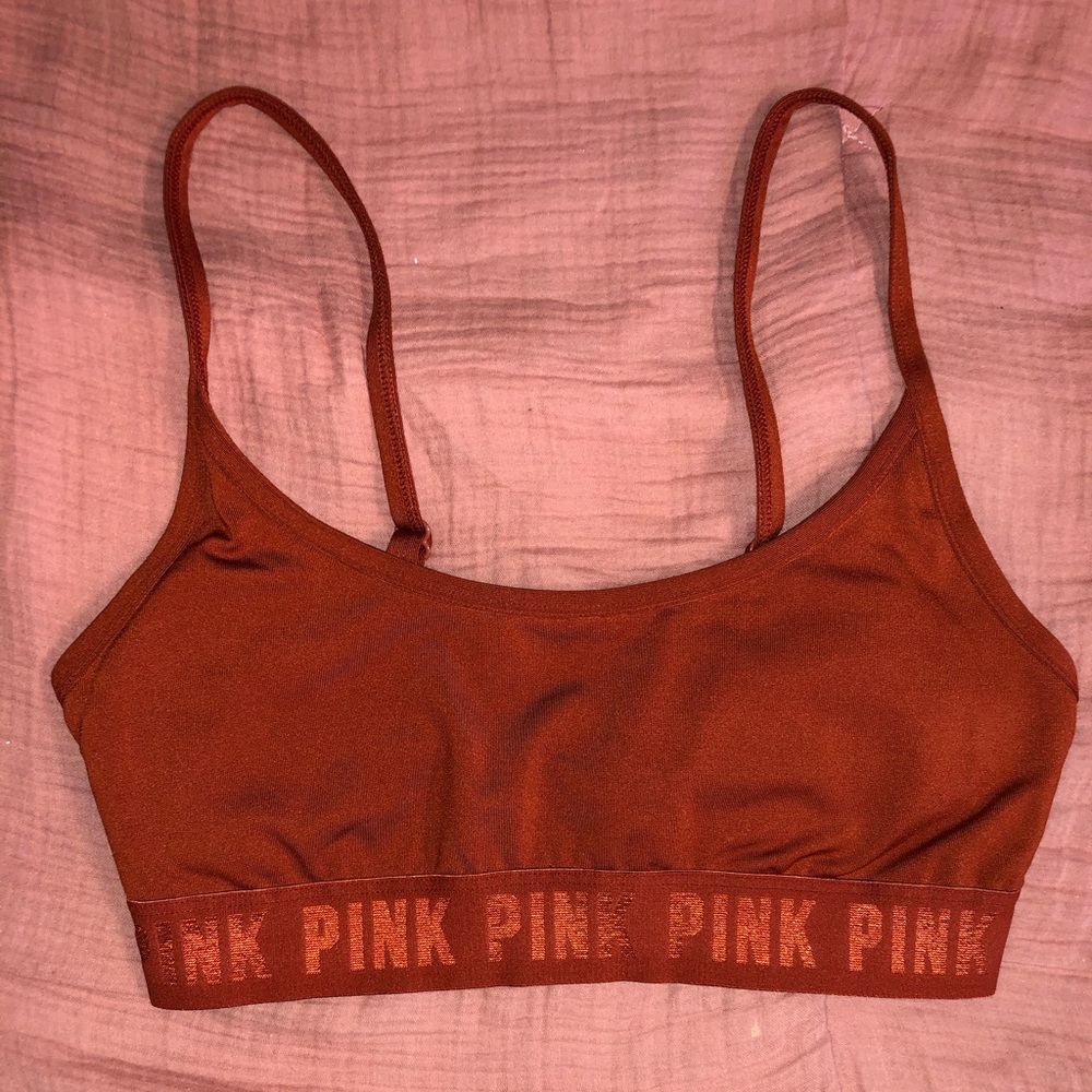 ❌SOLD❌ VS Pink burnt orange bralette / sports bra
